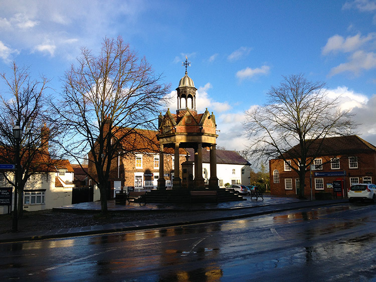 The fountain in St James Square