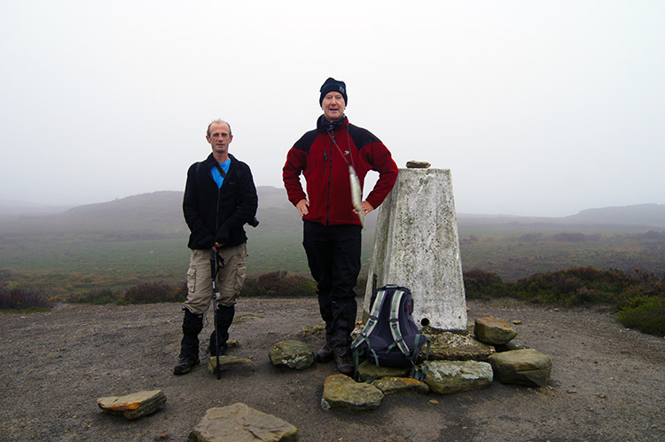 Golden Heights trig point on Rudland Rigg