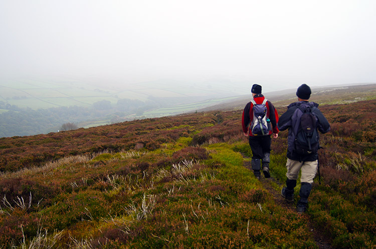 Descending towards Stork House in Bransdale