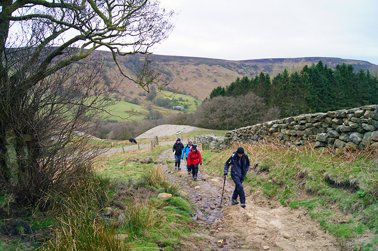 Climbing out of Scugdale