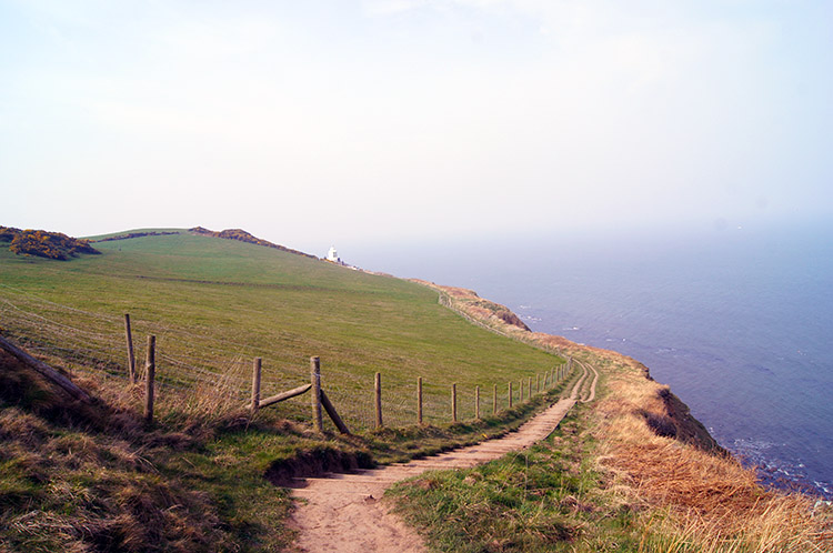 The coast path to Whitestone Point