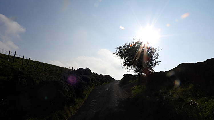 Climbing up the road from Lofthouse