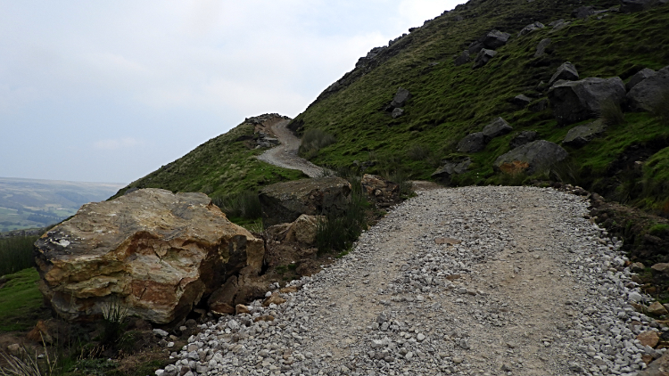 The climb to Scar House Pasture