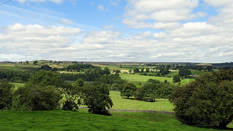 View north from near Castiles Farm