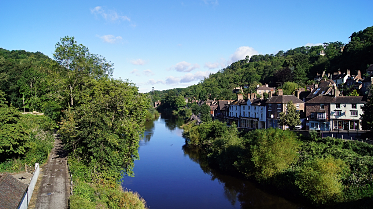 River Severn flowing through Ironbridge Gorge