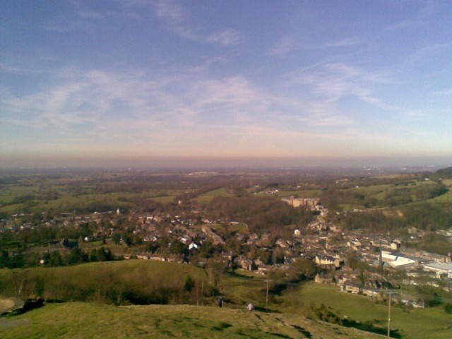 View of Bollington from White Nancy
