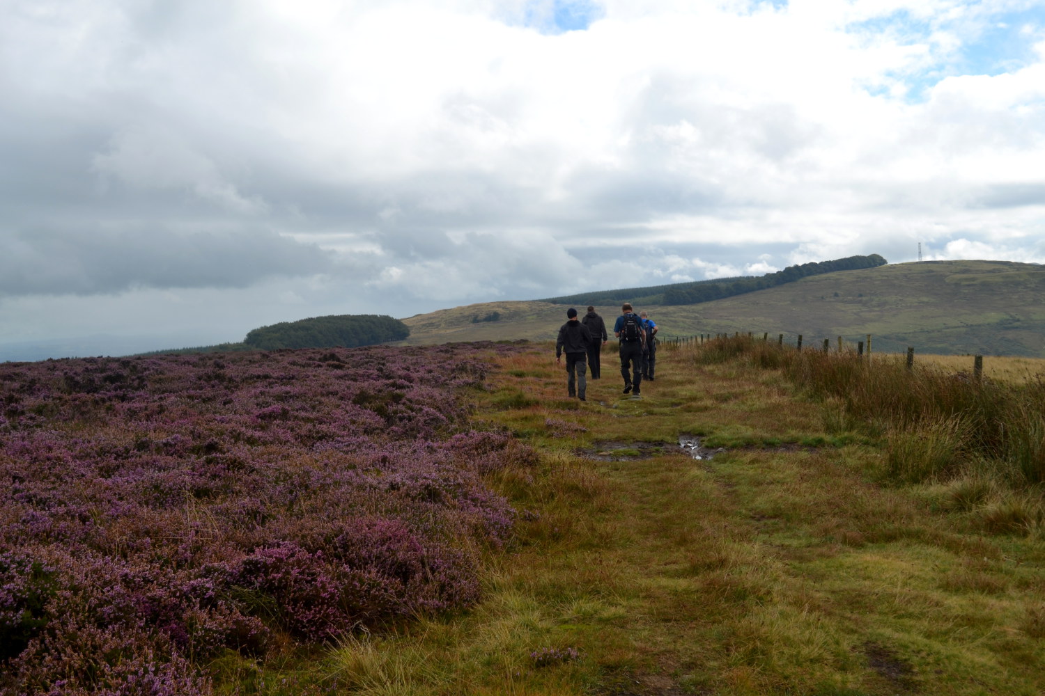 Crossing Brown Clee Hill