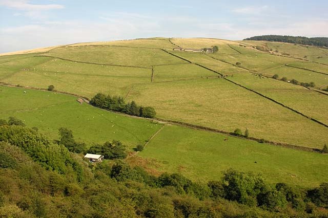 The view north-east from Tegg's Nose
