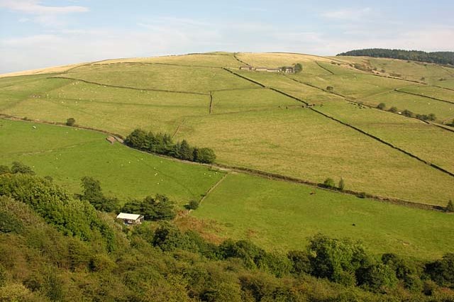 The view north-east from Tegg's Nose