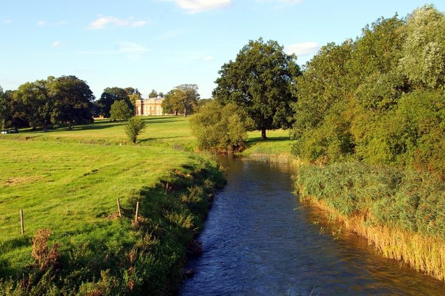 The parkland of Turvey House