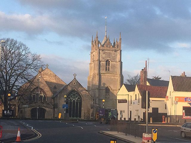 St Peter and St Paul church and the Duke's Head