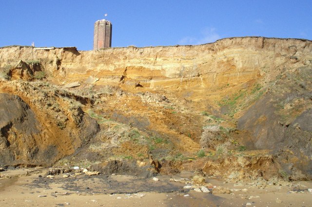 The Naze Cliffs and Naze Tower