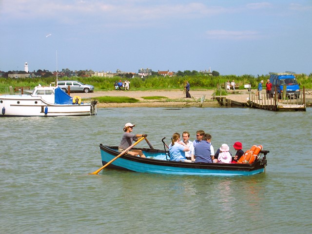 The way back by Walberswick Ferry