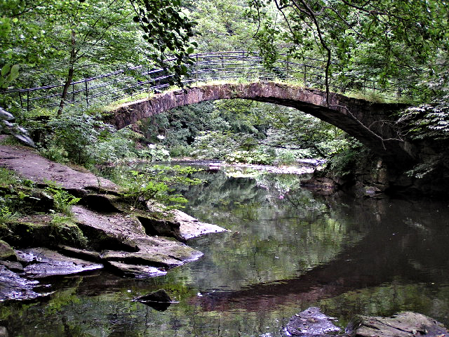 Footbridge over the River Goyt