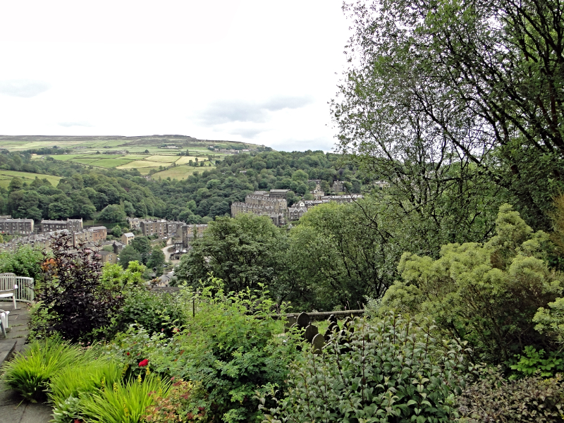 View from Midgehole to Hebden Bridge