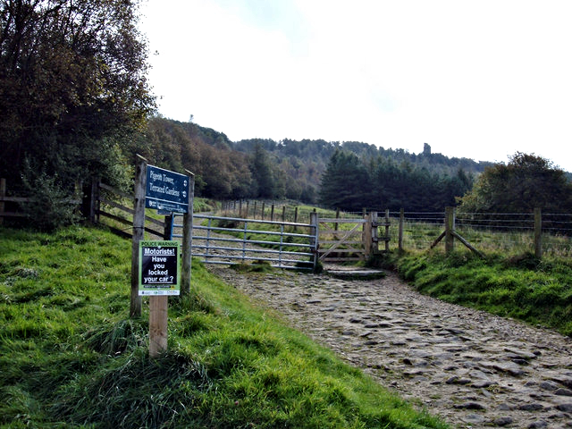 The way from Rivington Gardens to the Pike