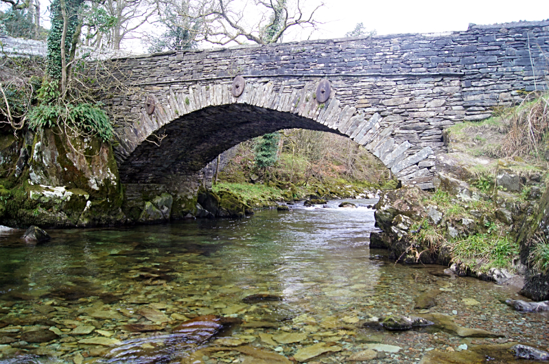 Great Langdale Beck at Elterwater Bridge