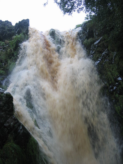 Raging torrent