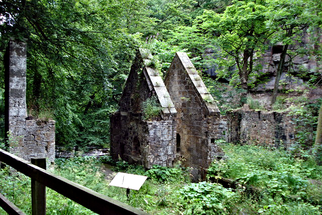 Old Gunpowder Works in Roslin Glen