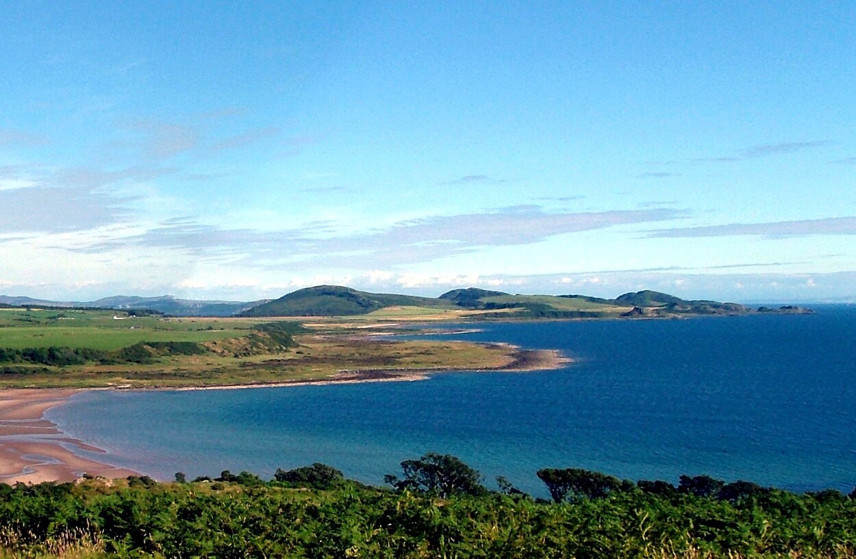 View to the southern hills