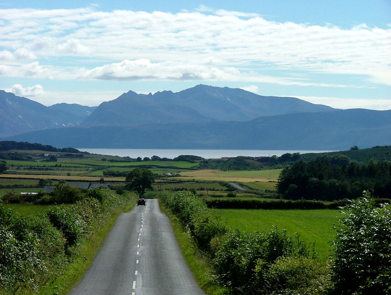 View to the Sound of Bute on the walk back