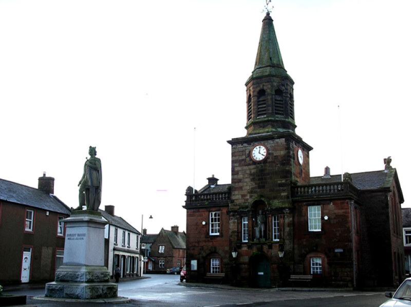 Robert the Bruce Statue in Lochmaben