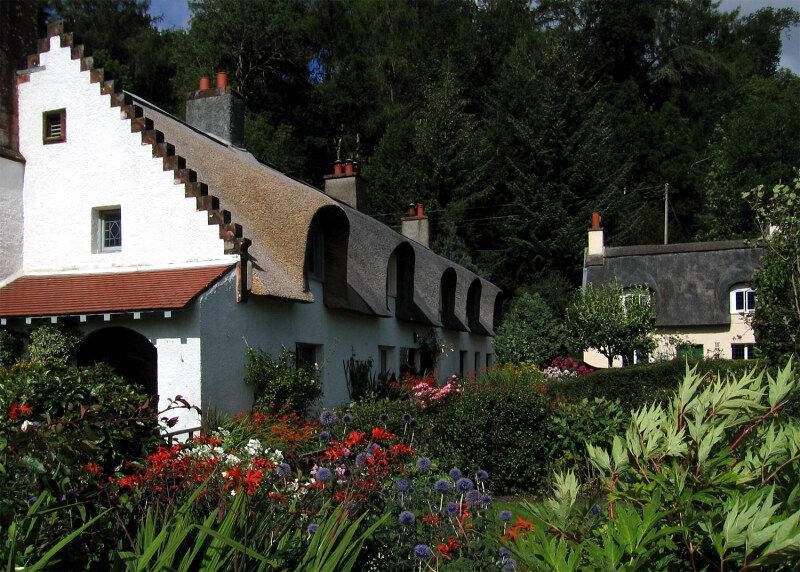 Fortingall's thatched cottages