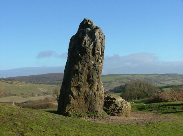 The ancient Mottistone Longstone
