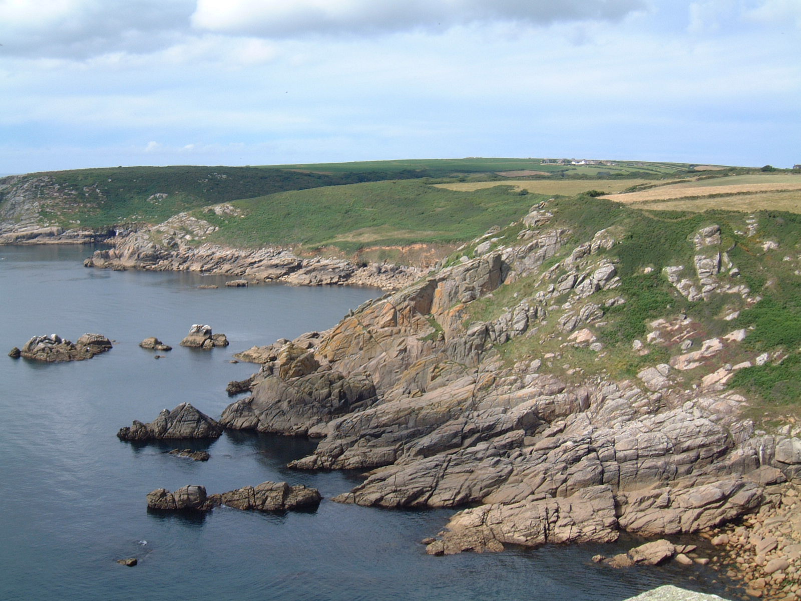 Coastal view at Nanjizal Bay