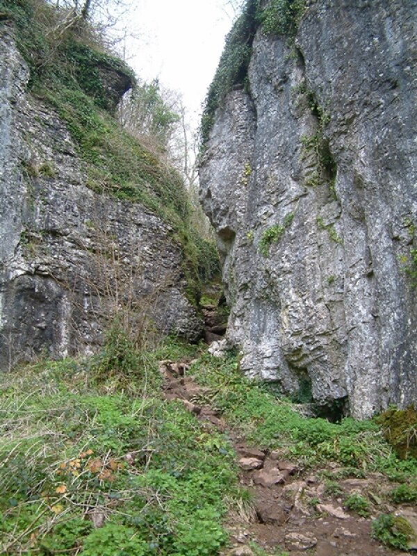 Approaching Ebbor Gorge