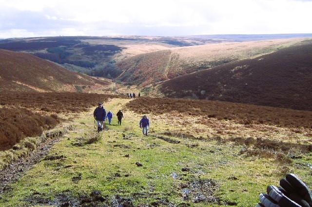 Climbing the Exmoor terrain