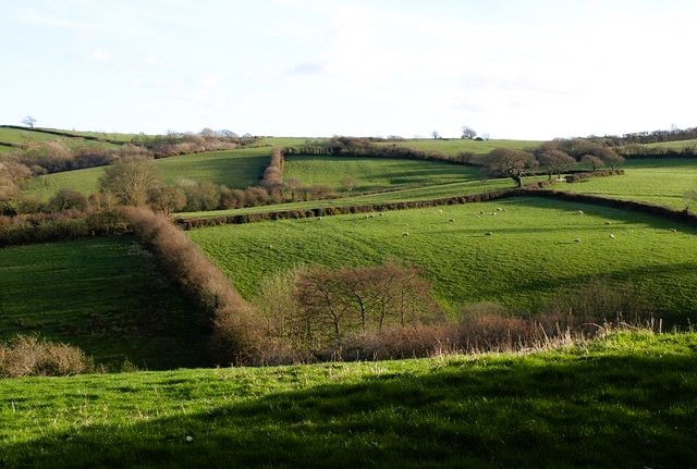 Cornish countryside near Week St Mary