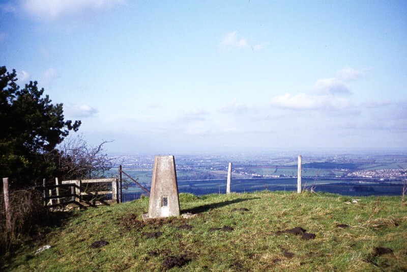Trig point on Hanging Hill