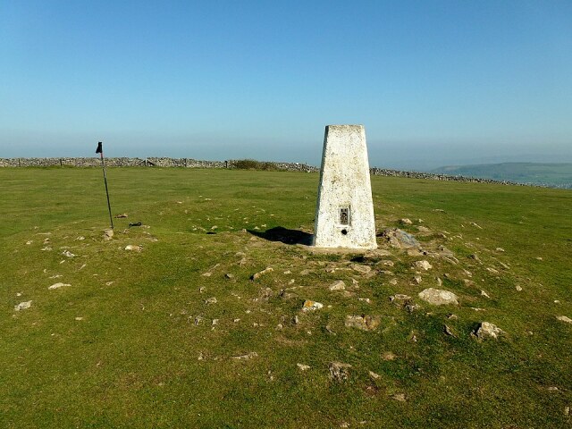 Trig point on Wavering Down