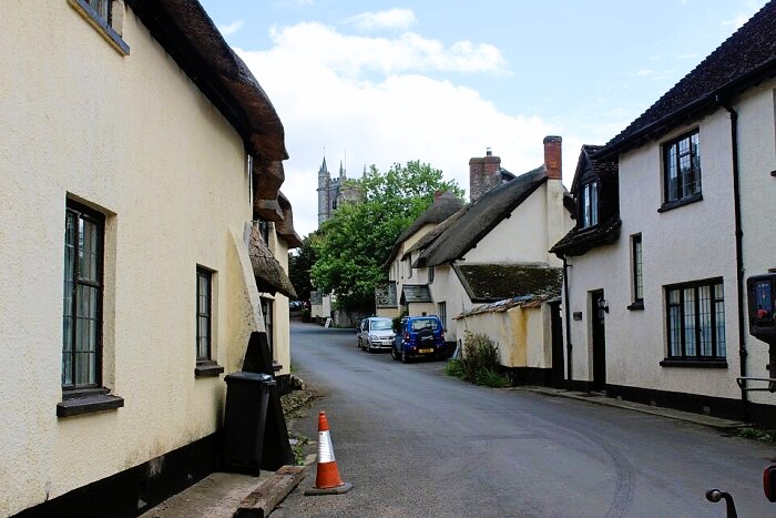 Beautiful thatched cottages in Broadhembury