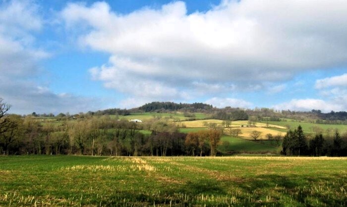 The countryside around Broadhembury