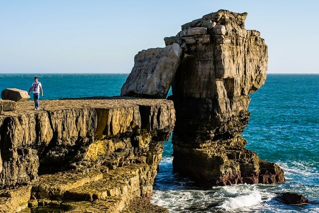 Pulpit Rock on the tip of Portland Bill