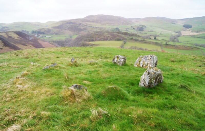 Temple Cairn Circle on Bwlch Gwyn