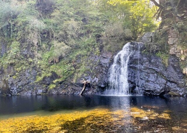 Rhaeadr Du Waterfall