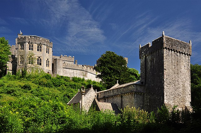 St Donat's Church and Castle