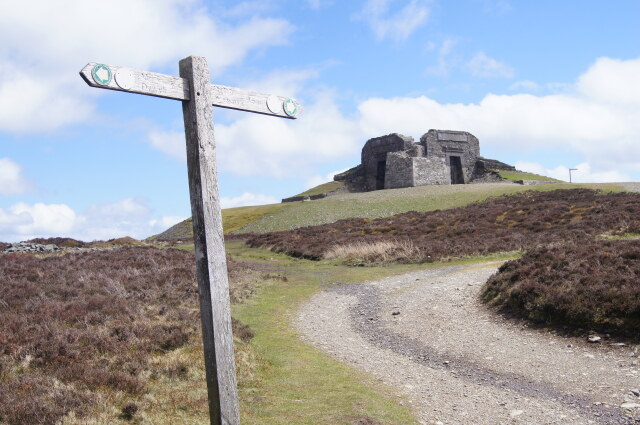 Summit of Moel Famau