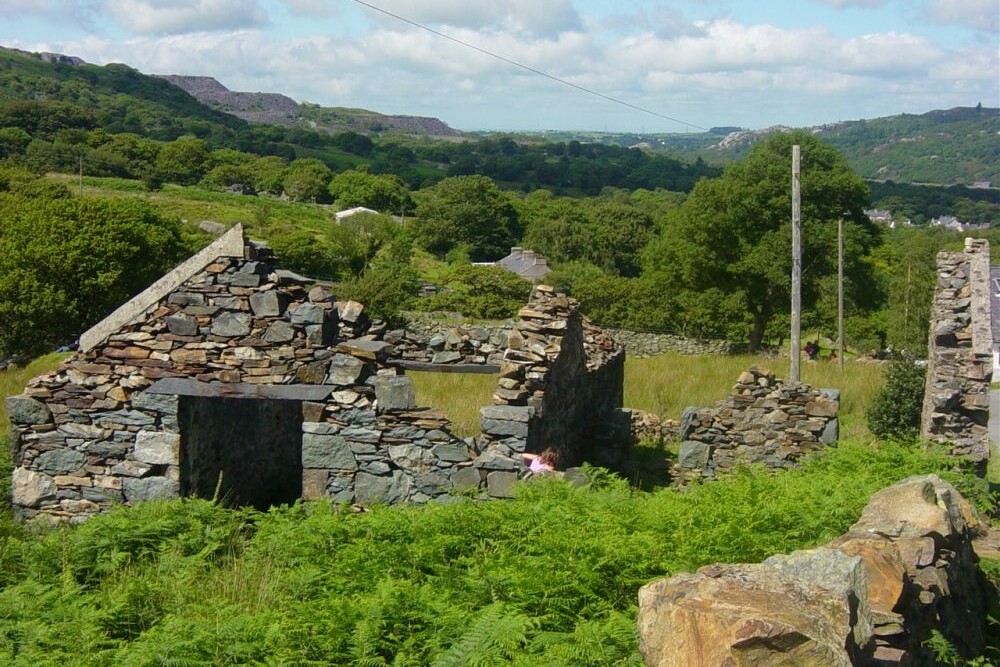 Abandoned homestead at Hafod Lydan