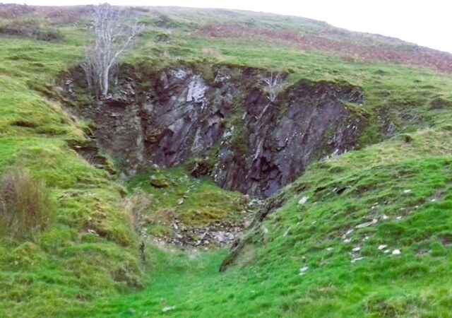 Local quarrying in Cwm Cynfal