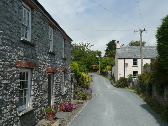 Manobier village