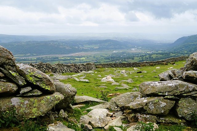 View from Caer Bach Fort to Conwy Bay