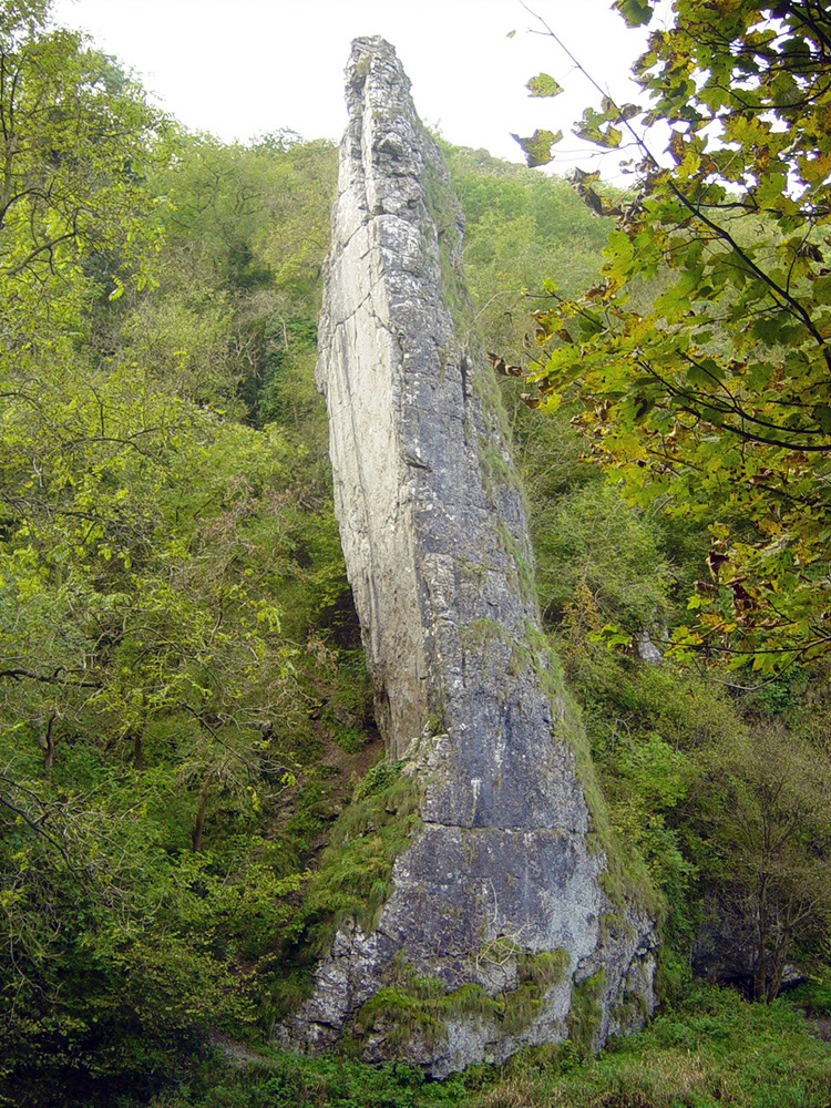Ilam Rock is more slender than first imagined