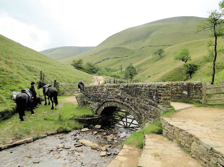 Packhorse Bridge at the foot of Jacob's Ladder