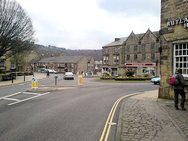 Bakewell, the starting point for the walk