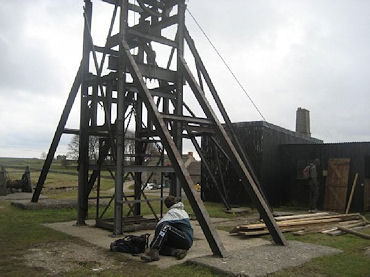 The winding gear of Magpie Mine