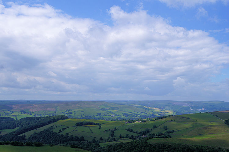 Looking south-west across Hope valley